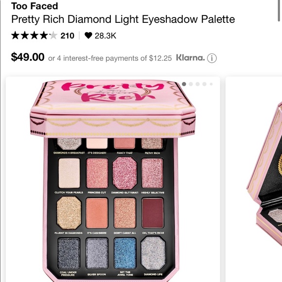 too faced pallete